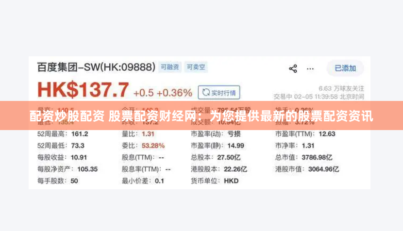 配资炒股配资 股票配资财经网：为您提供最新的股票配资资讯